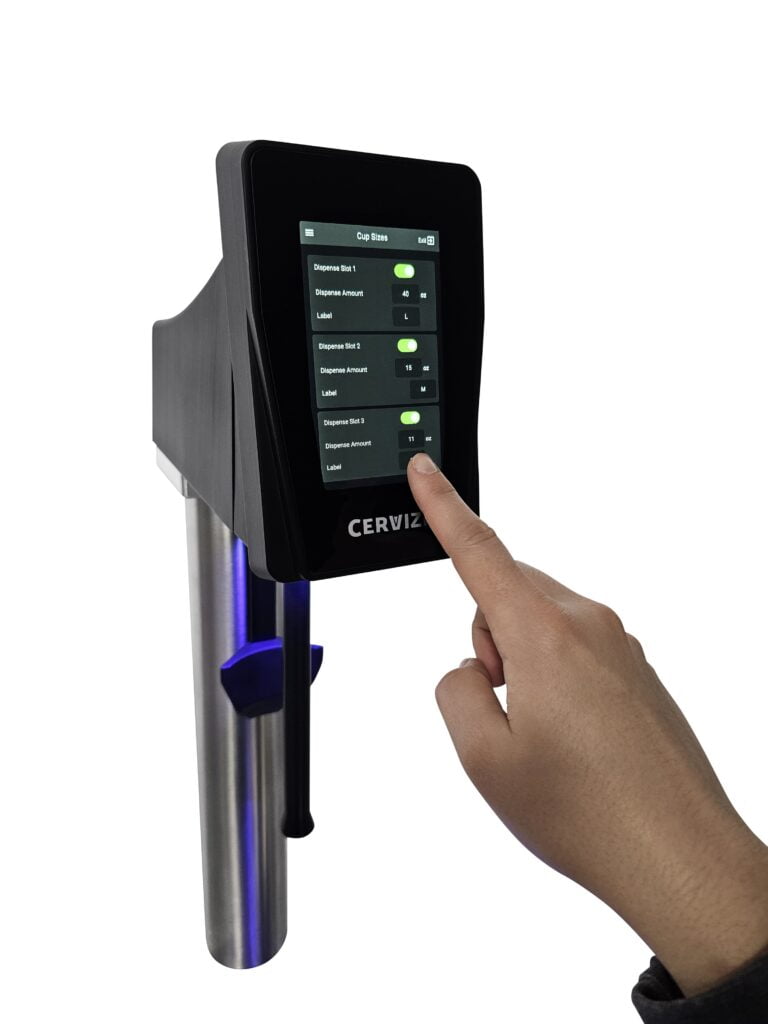 Cervizi Beer Dispensing Tower with User Menu